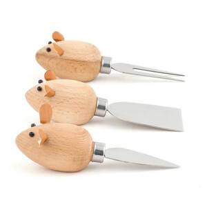 Kikkerland Cheese Knives Mice
